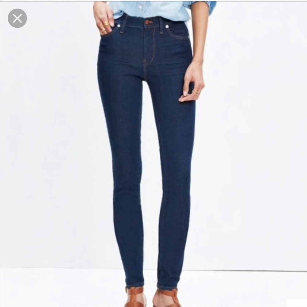 Like-new Madewell High Riser Skinny